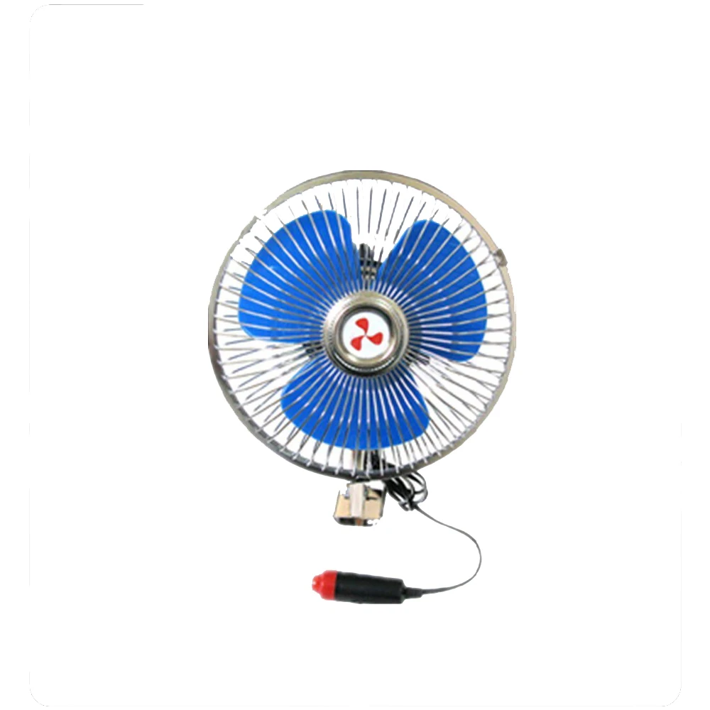 8inch 12v dc Auto Electric Oscillating Air Cooling Car Fan