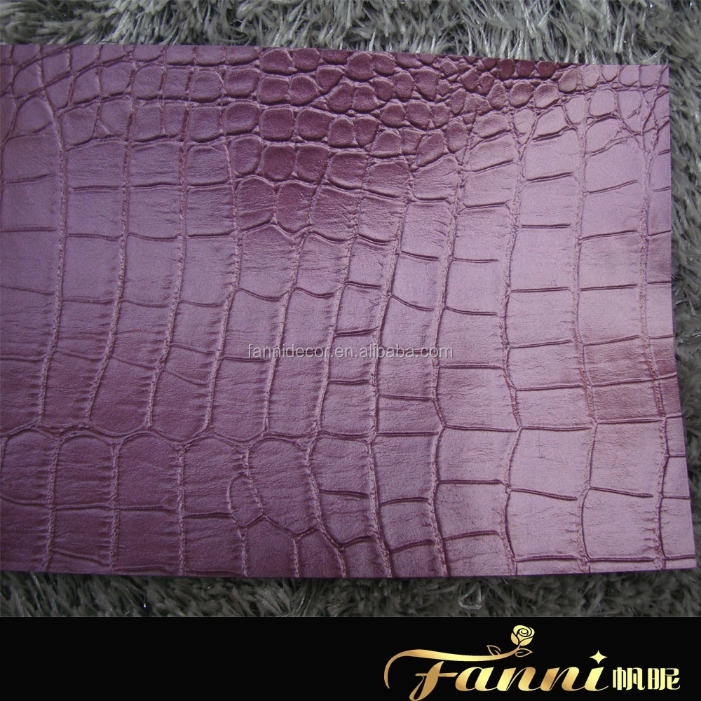 Crocodile Skin Sofa Leather Fabric Crocodile Synthetic Leather Fabric For Sofa Upholstery