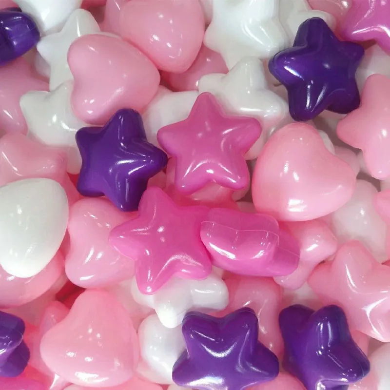 2018 New Arrival Heart Shape Heavy Duty Commercial Grade Crush Proof Plastic Pit Ball Play Ball