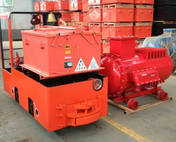 New design underground mining truck battery locomotive