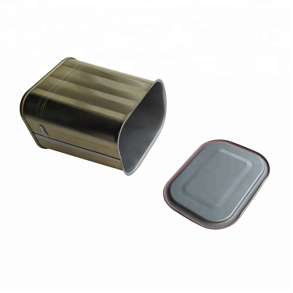food grade key welded pyramidal empty tin cans for canning corned beef 340g