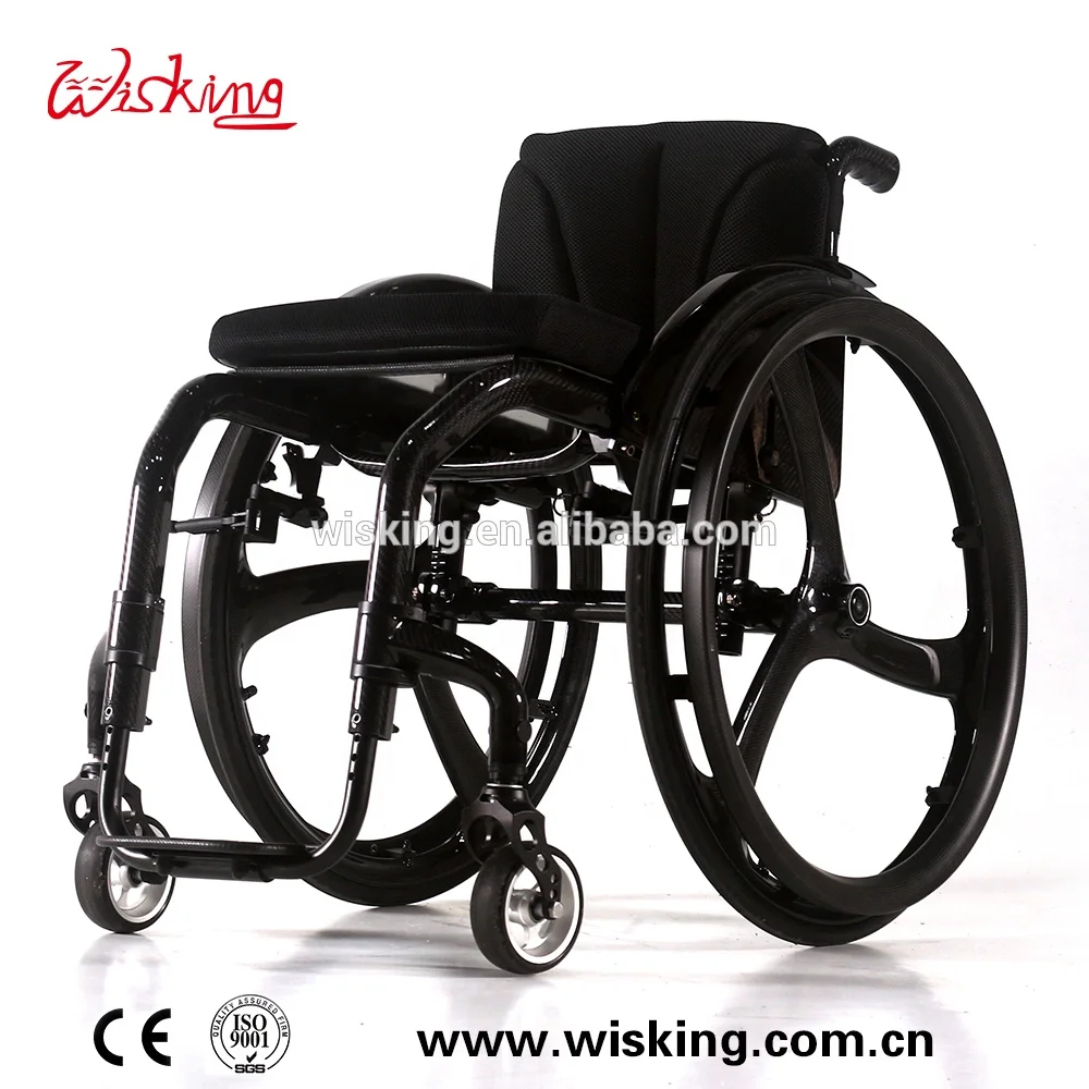 Manual Wheelchair Sports Wheelchair Carbon Fibre All Wisking8807 Active Leisure Rehabilitation Therapy Supplies Wisking CE ISO