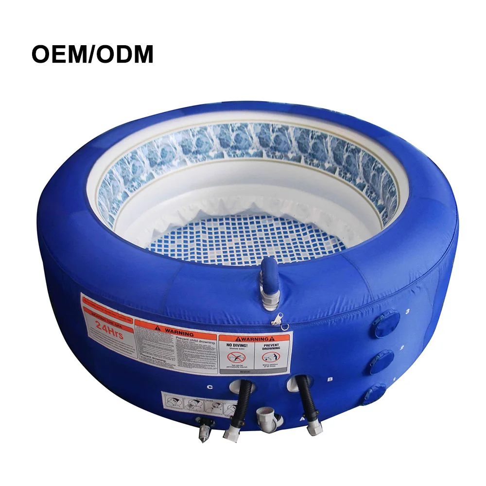 Роскошный пузырьковый массажный бассейн для дома и улицы на заказ на 1 2 3 4 человека, надувной спа-бассейн