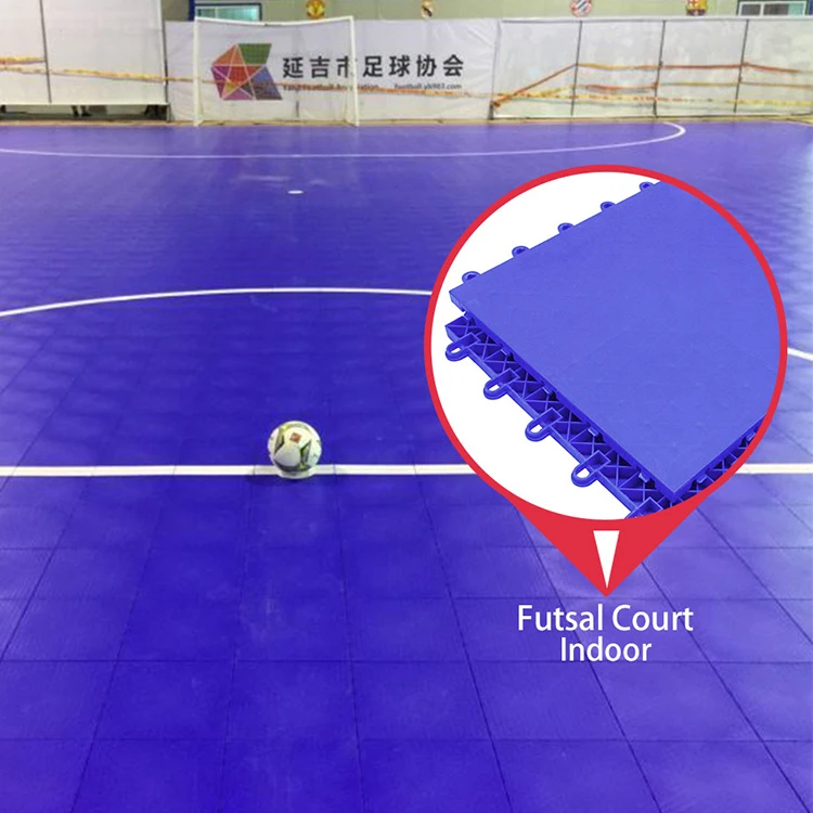 100% brand new pp materials portable mat tiles sport tile futsal surface