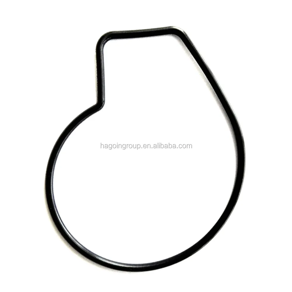 Oval rubber gasket