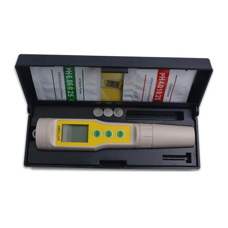 Автоматическая калибровка цифровой водонепроницаемый портативный рН-метр ручка с температурой