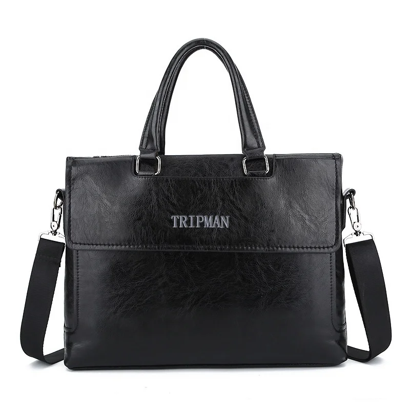 Модный мужской портфель TRIPMAN из искусственной кожи, портативные сумки для ноутбука, сумки-мессенджеры через плечо для мужчин