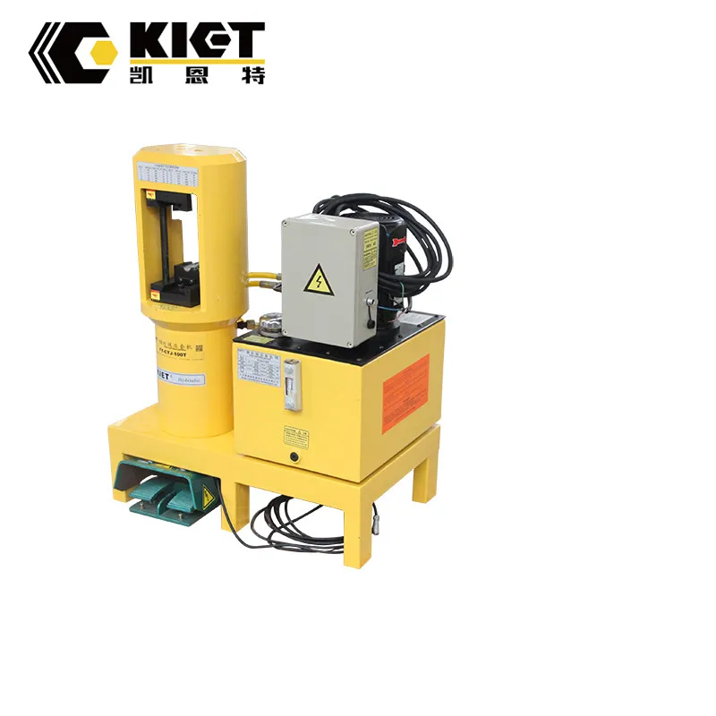 
china 100 ton high pressure hydraulic wire rope crimping tool press machine 