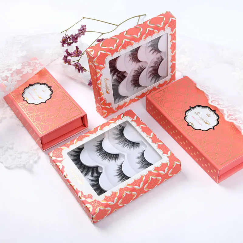 
Wholesale private label custom acrylic lash package box for eye lashes 