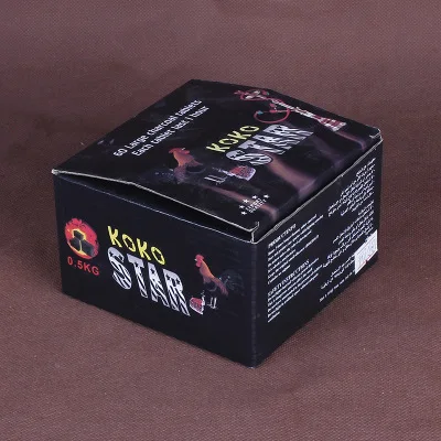
customized logo best quality coal coconut husk fast burning shisha coal Popular hookah charcoal no sound somking shisha charcoal 