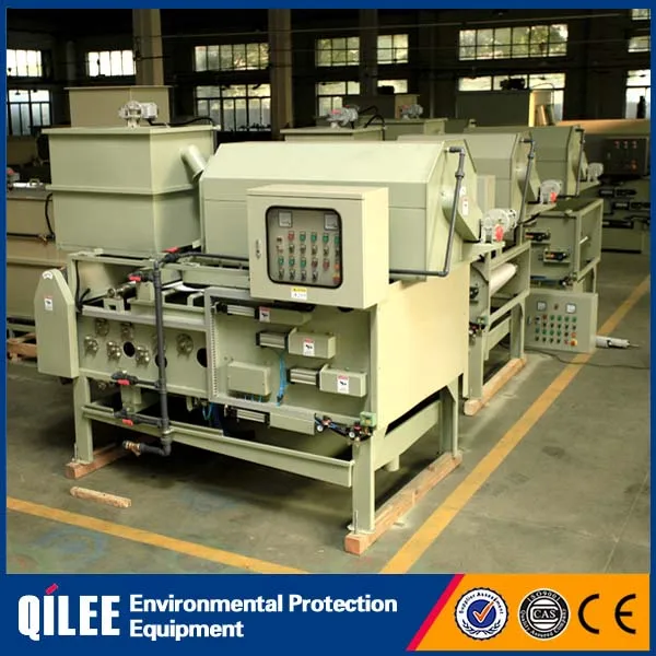 обезвоживания осадка машина непрерывного ленточный фильтр-пресс