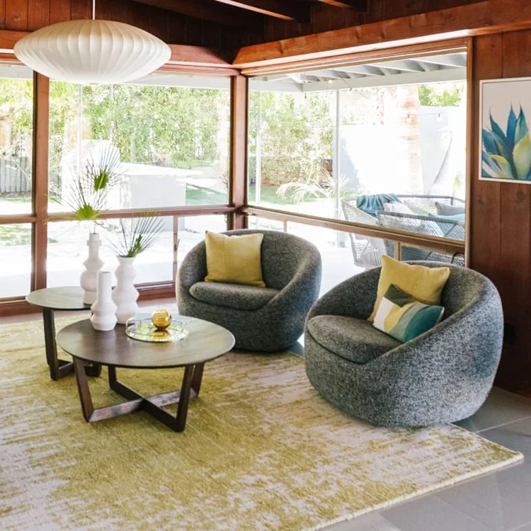 Best quality contemporary leisure single sofa chair for living room bedroom hotel cafe shop apartment from Foshan factory