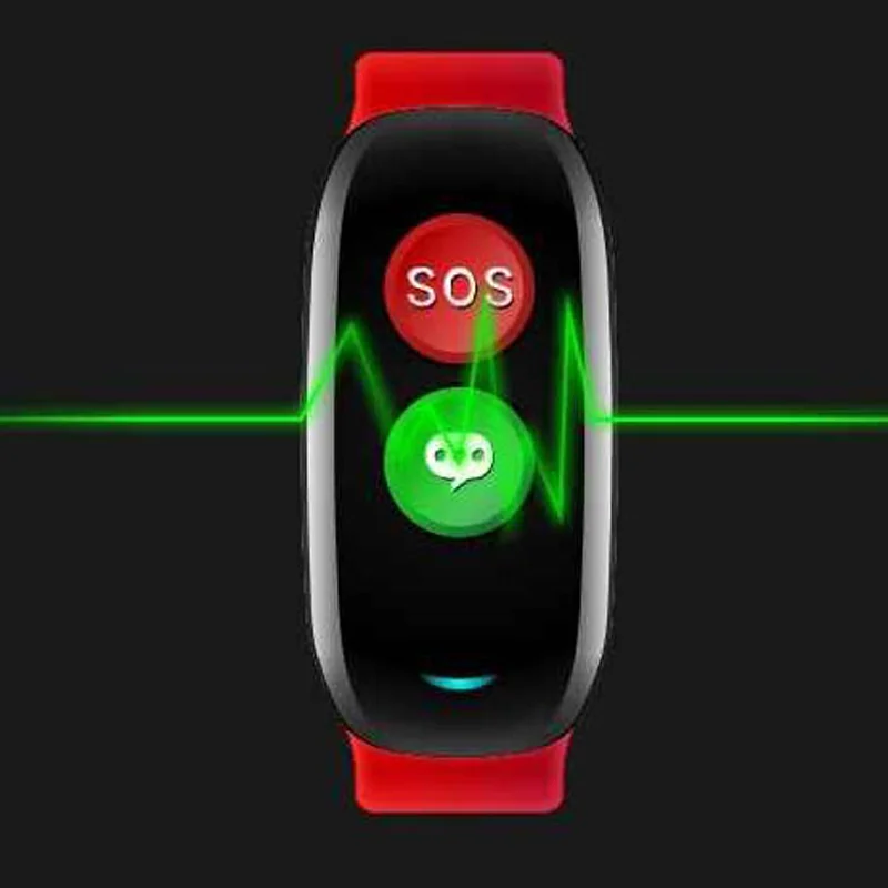 sos smart watch Mdeical Alarm bracelet SOS wristband heath remotely monitor