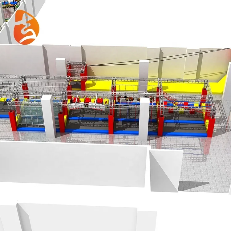 Professional indoor jump bed popular commercial children and adults trampoline park equipment set