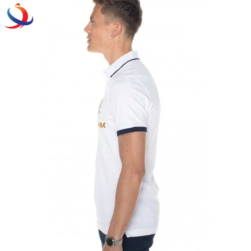100 % Cotton Baumwolle Men Clothing Fashion Polo With Custom Logo Printed Polo T-Shirts