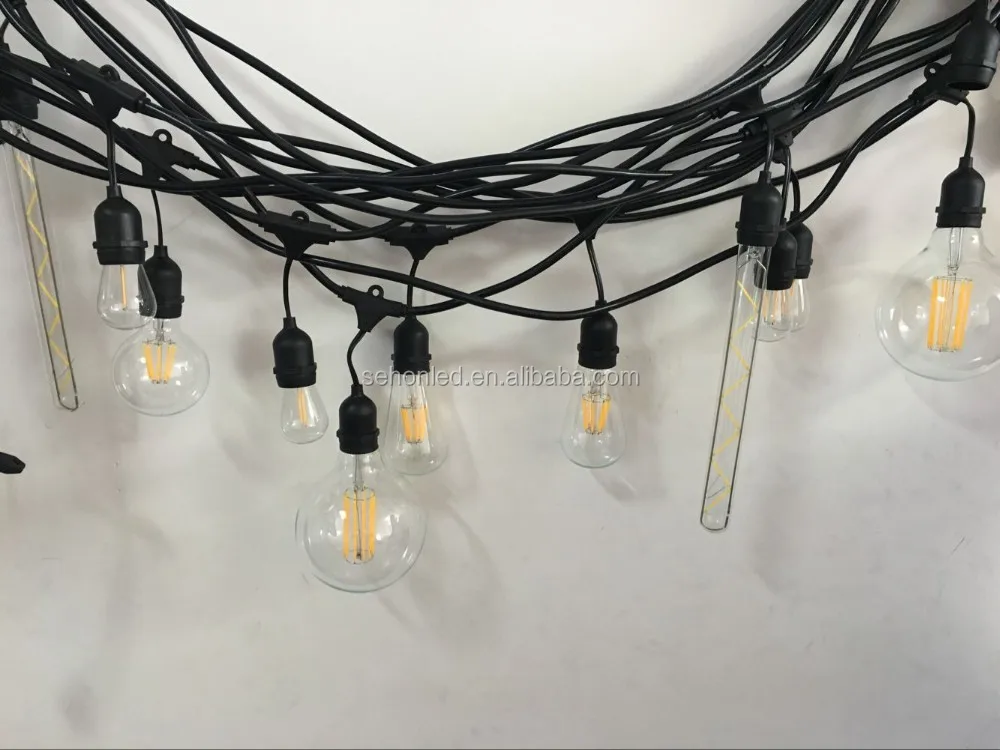 Waterproof led String Lights 24 Sockets for Christmas Decoration