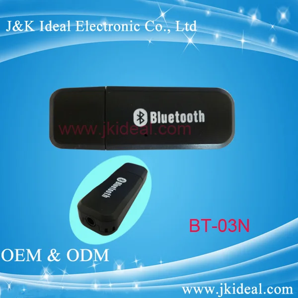 Bt-03n hot sale bluetooth aux receiver with microphone for car radio