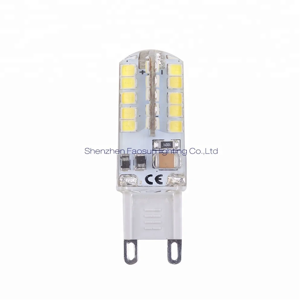 Factory Price AC110V/AC220V G9 LED Bulb Lamp 3W SMD2835 Small Size Mini Led Light Home Lamp Silica Gel Halogen