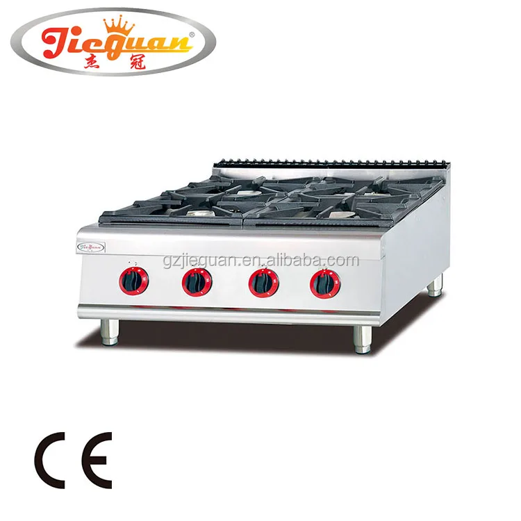 Commercial Counter top Gas Range with 4-burner GH-987-1