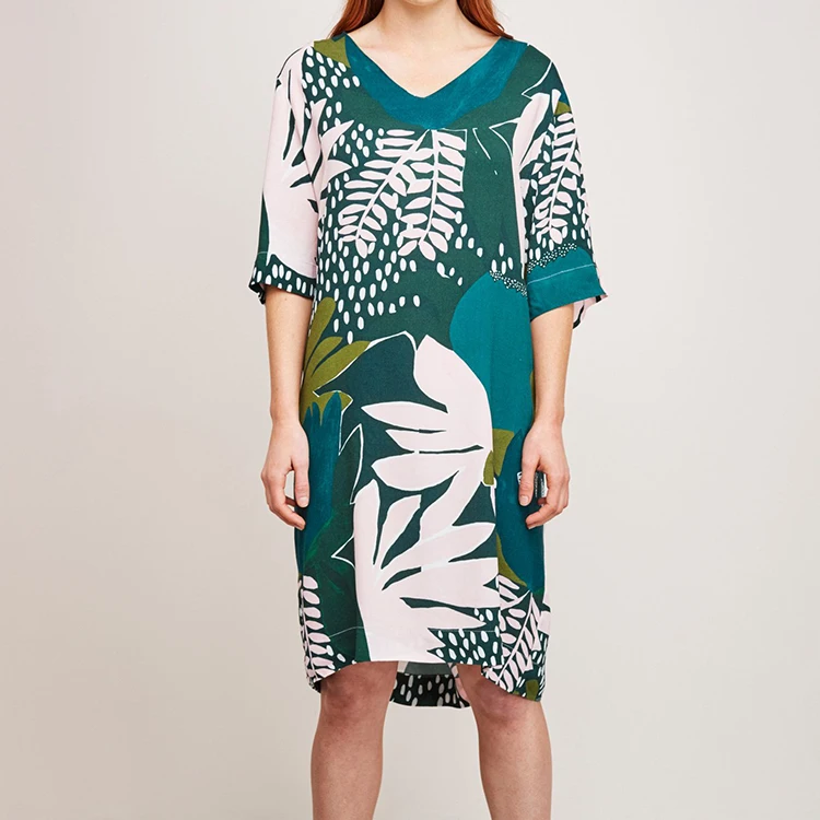 
Custom woven digital printed Viscose Rayon viscose fabric 