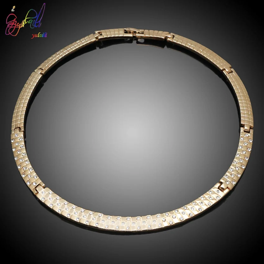 18K Gold Plated Big Saudi Arabia Costume Jewelry Sets Wholesale Schmuck gold jewelry bracelet and ring