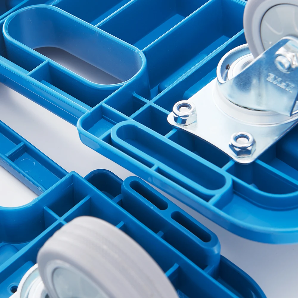 
Industrial heavy duty transportation plastic moving 4 wheel dolly 