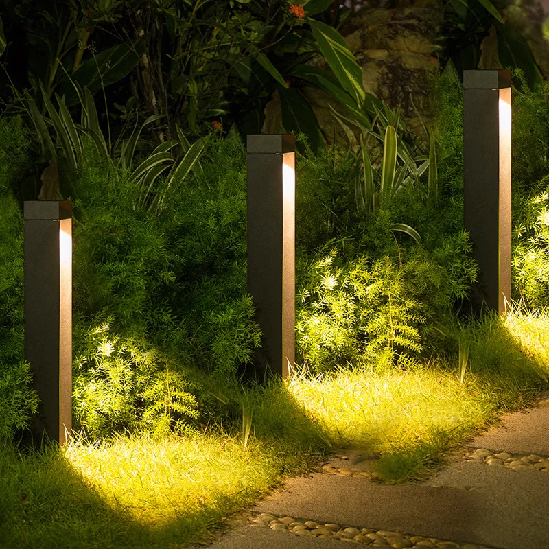 Wholesale Price Garden Application Aluminum Housing  IP65 5W COB LED Outdoor Bollard Lights Fixture