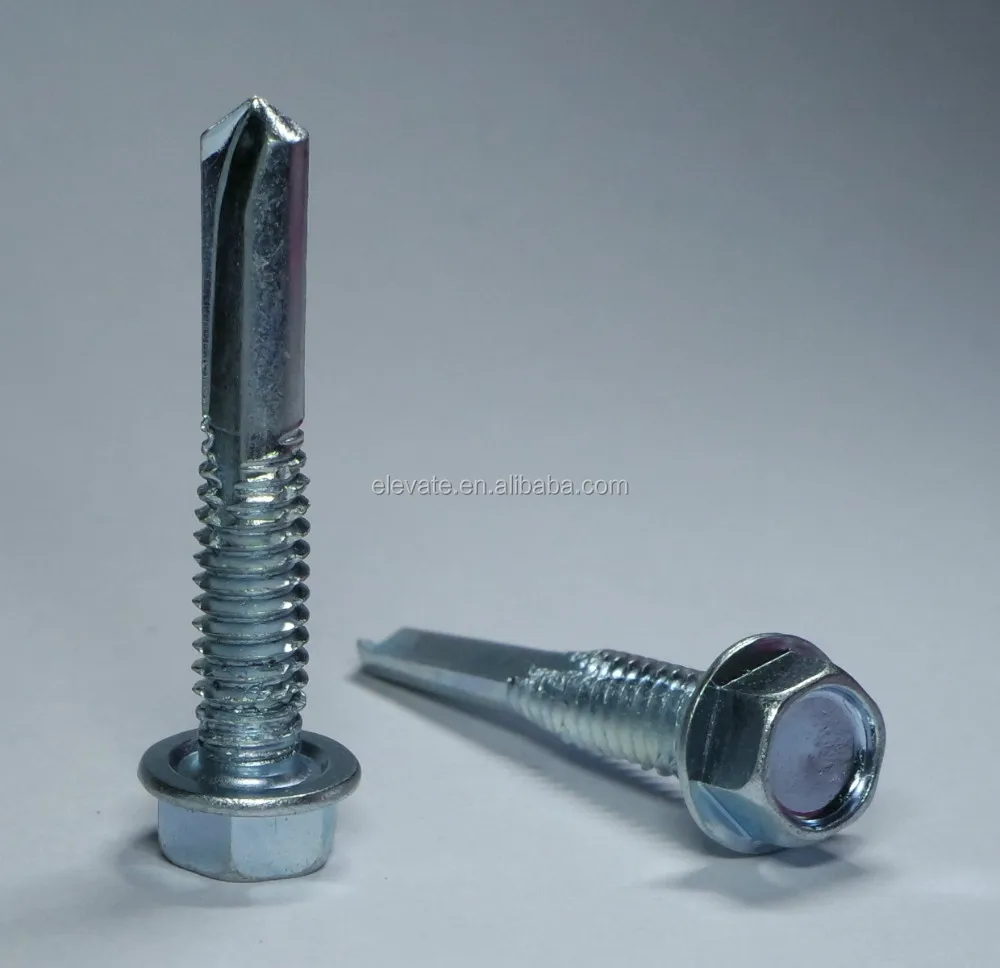 Hex Washer Head BSD Thread Bonded Washer Self Drilling Roofing Screw