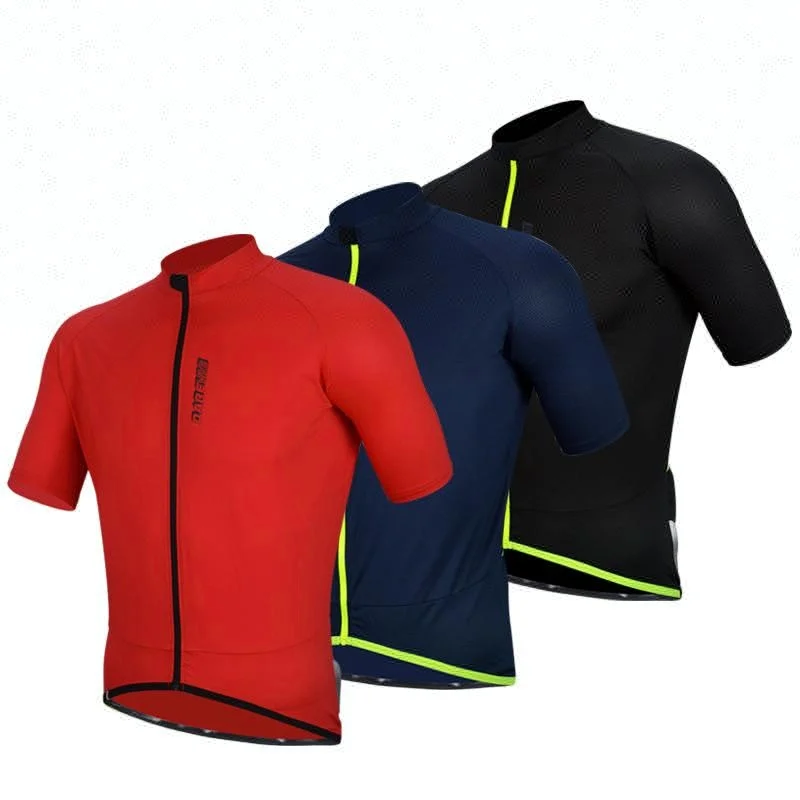 Soft cycling jersey new fabric cycling tops bike training jersey