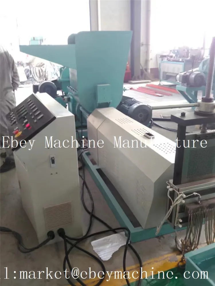 Two Stage Plastic Machine Germany Thinner Recycling Extruder