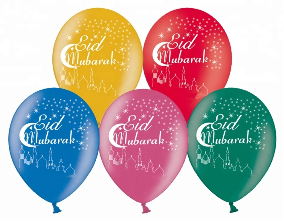 Арабский шрифт Eid Mubarak фольгированные воздушные шары с буквами для