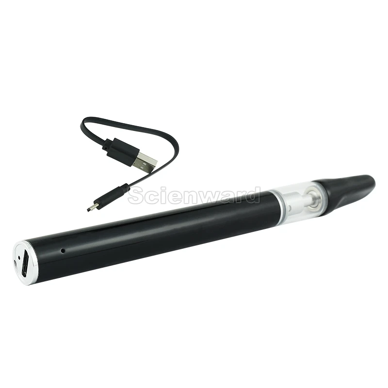 
Custom logo glass tank o pen atomizer disposable ceramic vaporizer pen with black white color 