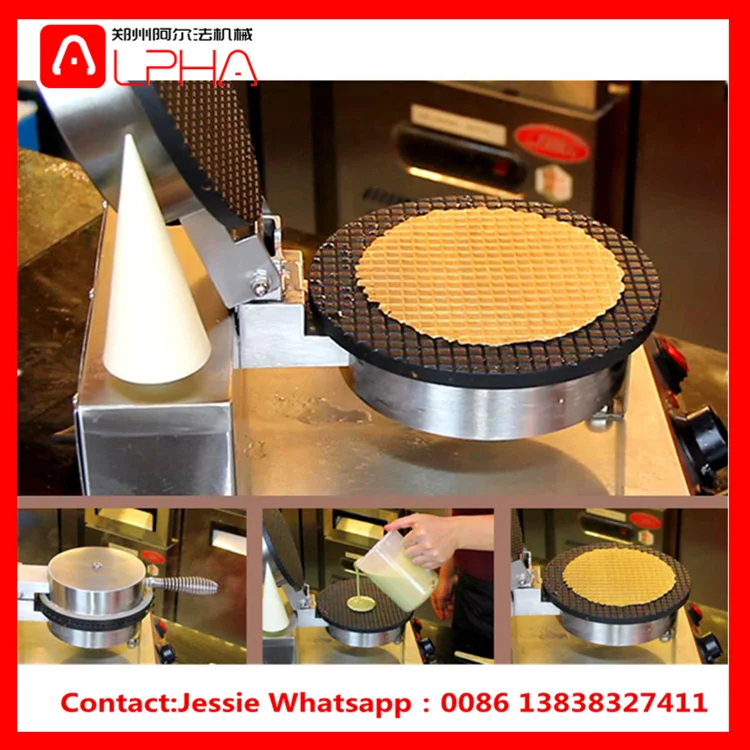Small Business Hot sale ice cream cone rolling machineandegg roll making machineandegg tray production machine