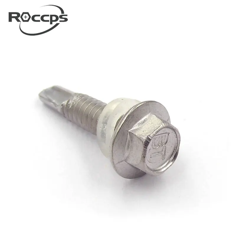 Hex head self-drilling screws SUS410, SUS304, SUS316