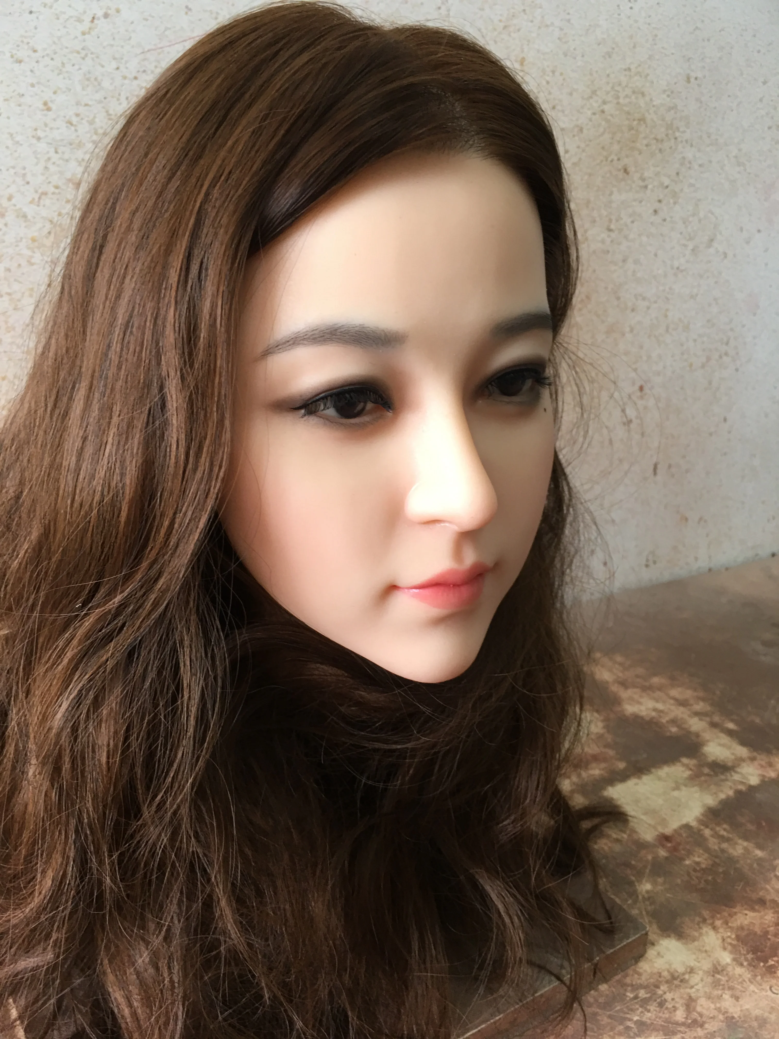 Realistic sculpture Life Size Handmade Crafts vivid Asian pretty girl female toy Statue of silicone Wax beauty figure for Sale