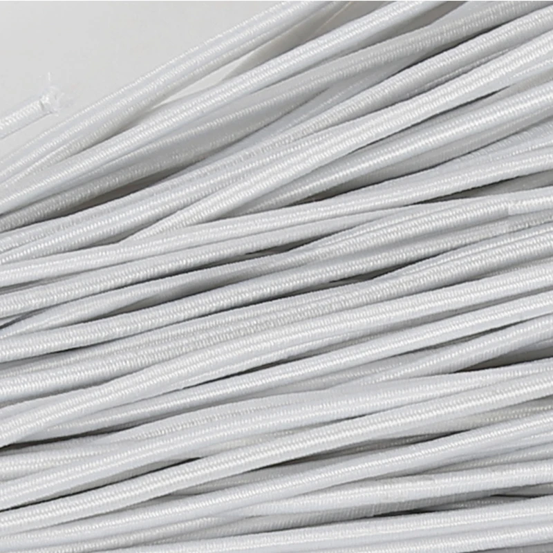 0.5mm 0.6mm 0.8mm 1.2mm diameter round high strength elastic cord string for women dress