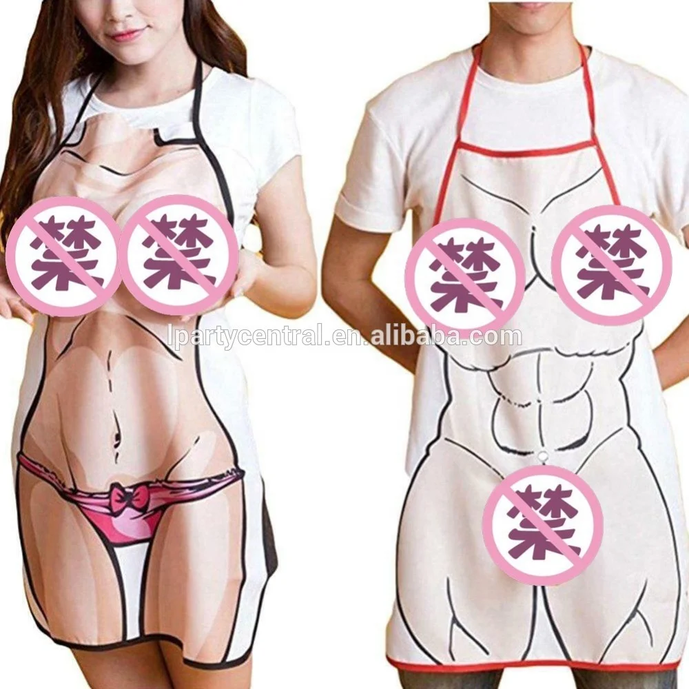 
Bachelorette Party Decorations Naughty 3D Women And Men Apron For Hen Party LP3040-1 