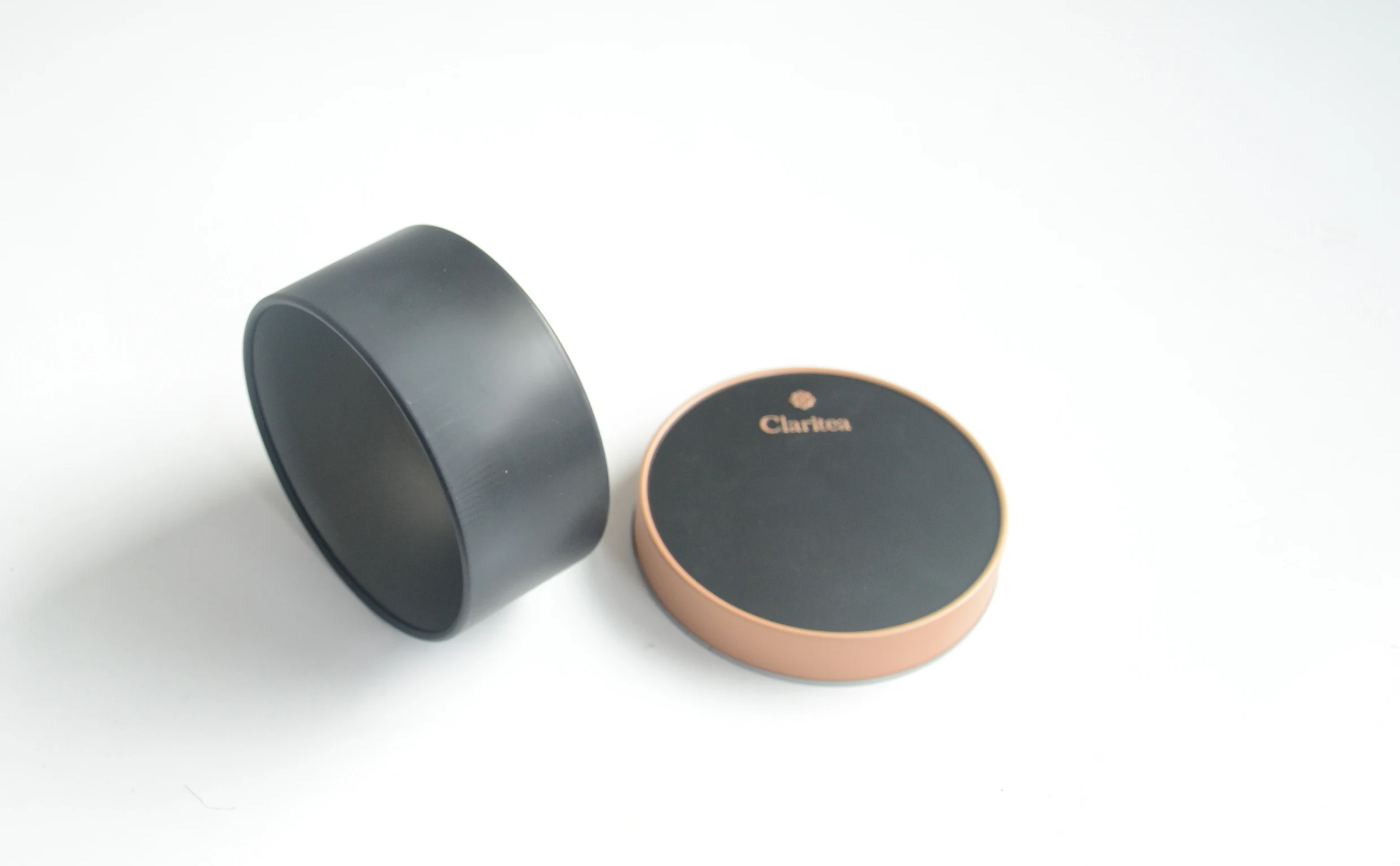 claritea brand round metal tin box for gift packaging customer provide the design
