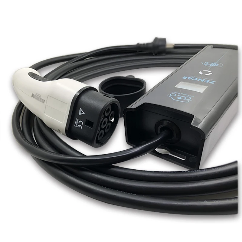 
32A EVSE Red plug type 2 ev charging cable wallbox iec 62196 ev charger meet IEC 62752 