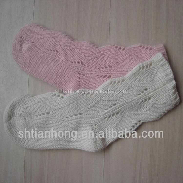 Высокое Качество Ангора пользовательские носки, кабель вяжут носки