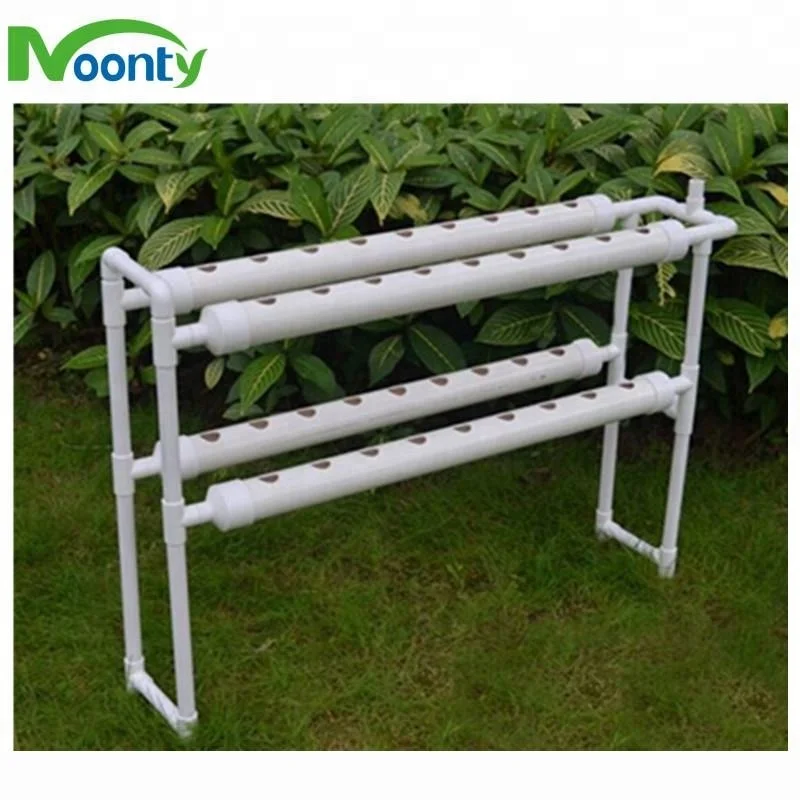 Home and Garden Vegetable Vertical NFT Gully Channel Hydroponics Tower Flat Bench Style