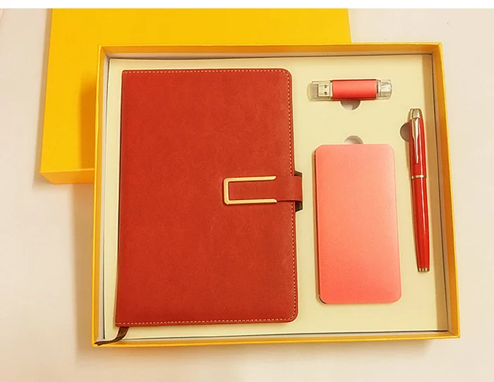  Роскошный подарочный набор из блокнота и ручки для деловых мужчин рекламный подарок <span style=
