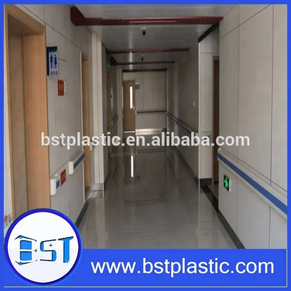 Hospital PVC corridor Handrail