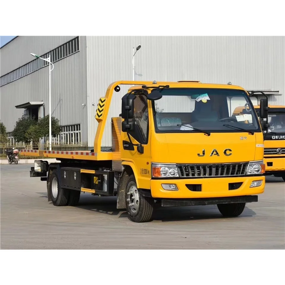 JAC road towing vehicle light duty wrecker towing truck