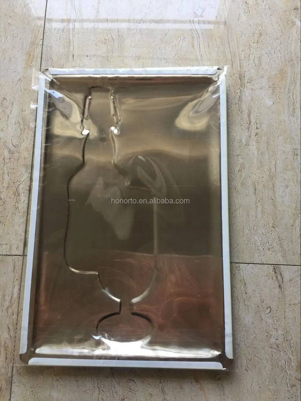 Factory directly custom whosale  high quality full color printing embossed tin sign metal sign