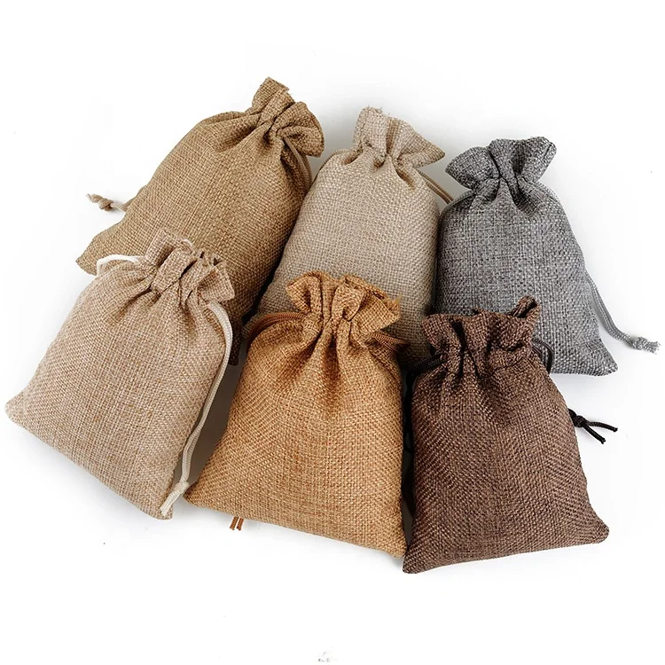 
Small Size Blank Jute Gift Bag 