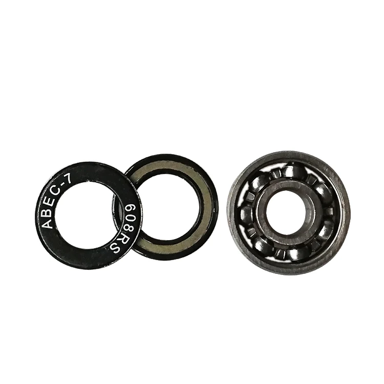 Wholesale Cheap 608 ABEC-7  skate longboard bearing with square plastic box