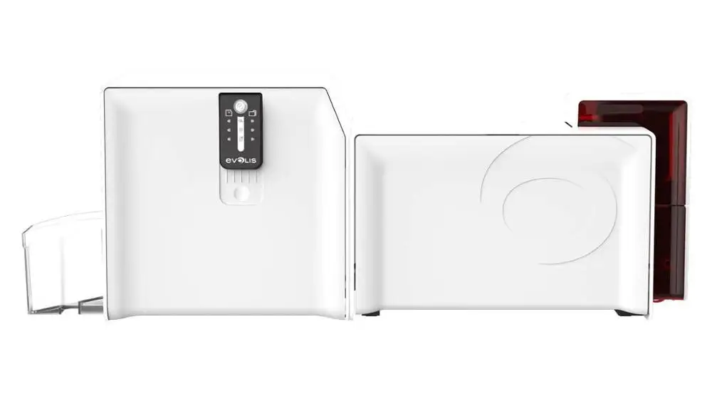 evolis priamcy single side id plastic card printer with lamination