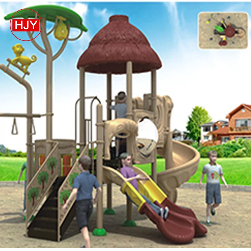 wholesale indoor and outdoor game plastic playground slide for kids
