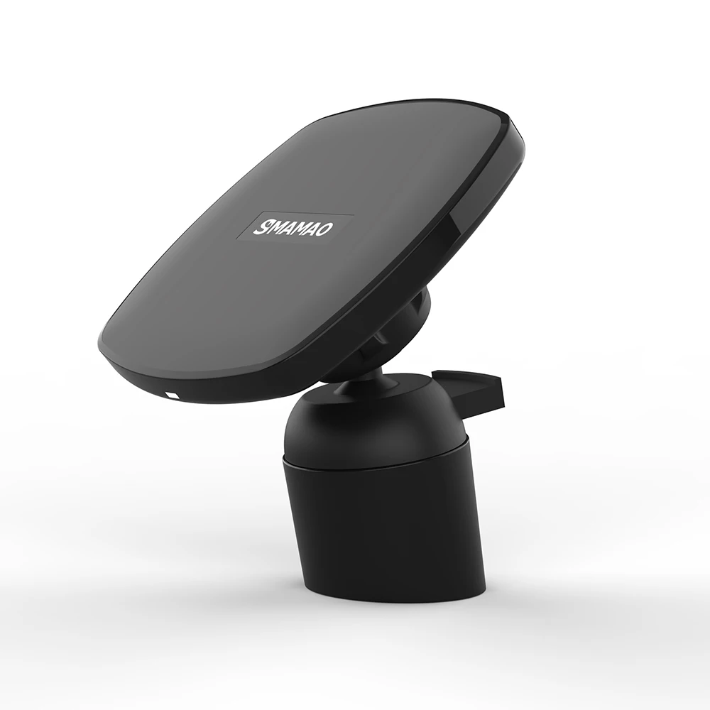 
rohs Car charger use QI wireless car charging magnetic induction wireless charger fast car holder 